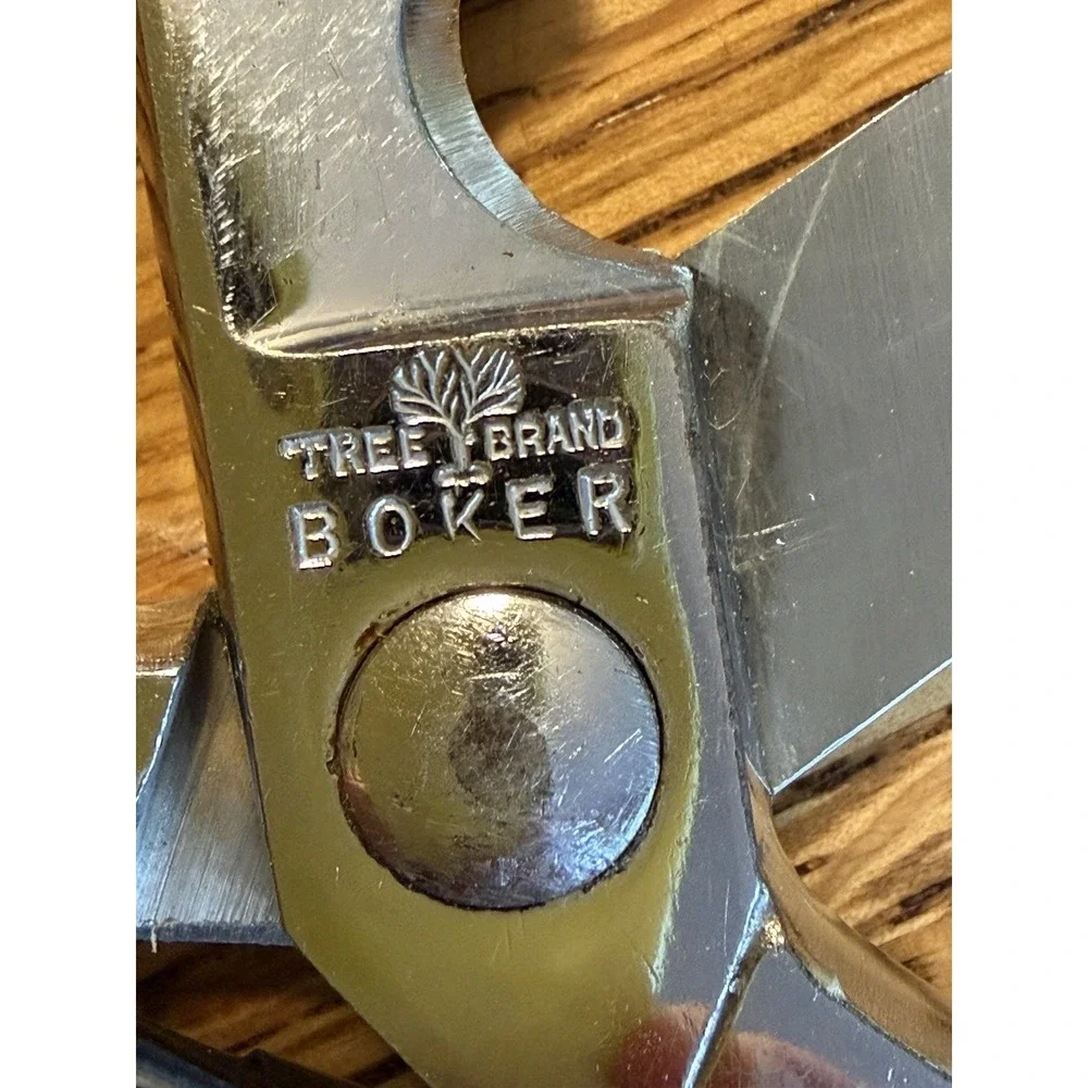Vintage Boker Stainless Poultry  Shears Scissors. Made in USA
